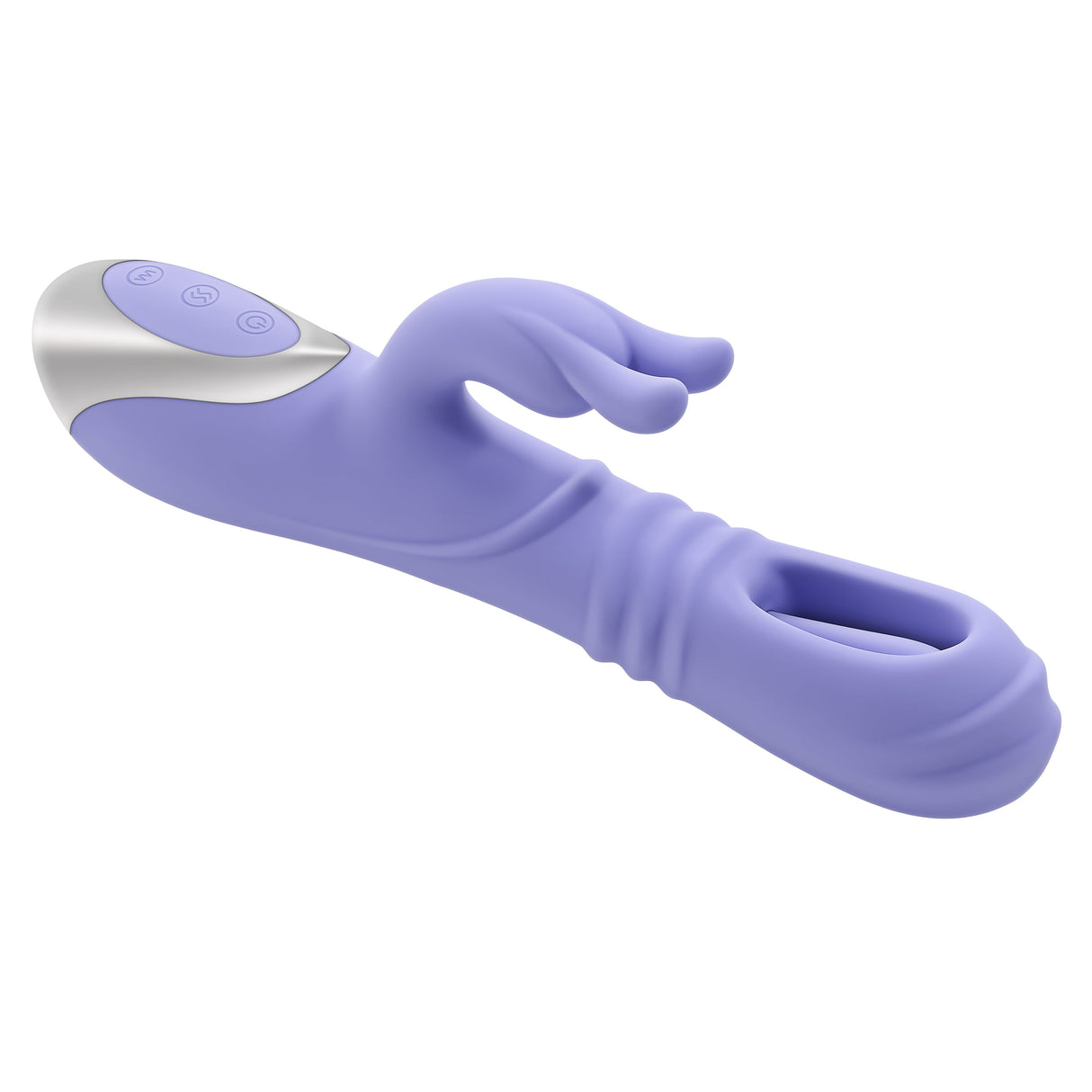 Playboy Pleasure Tap Me In Purple Rabbit Vibrator - VIBRATORS