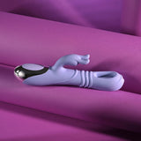 Playboy Pleasure Tap Me In Purple Rabbit Vibrator - VIBRATORS