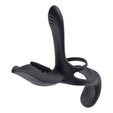 Playboy Pleasure The 3 Way - Vibrating Cock Ring with Wireless Remote - COCK RINGS