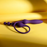 Playboy Pleasure This And That Purple DualEnded Vibrator - VIBRATORS