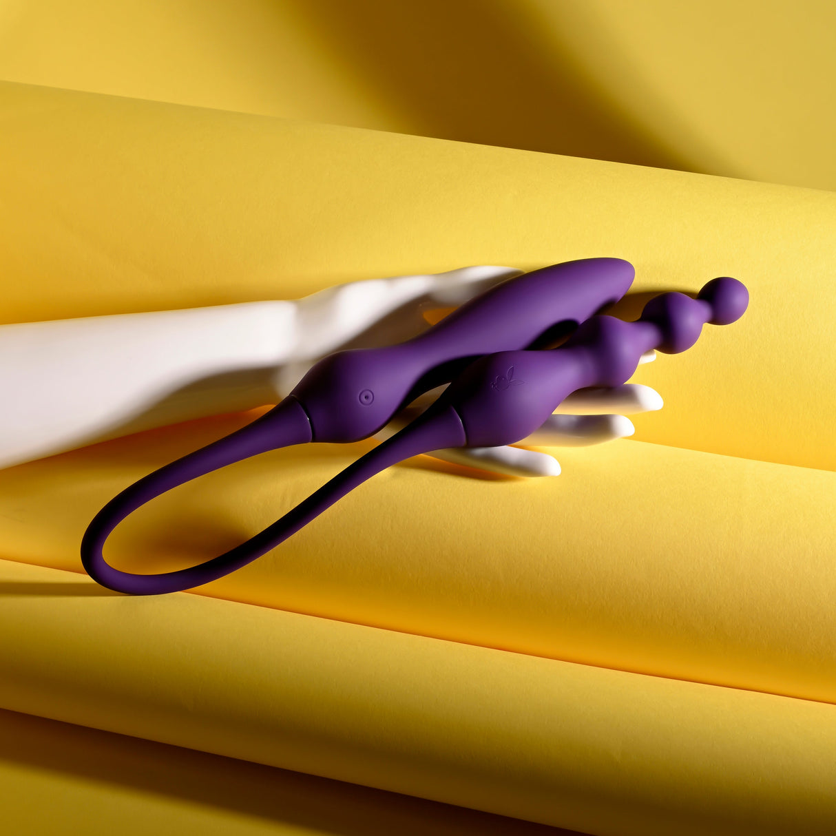 Playboy Pleasure This And That Purple DualEnded Vibrator - VIBRATORS