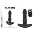 Playboy Pleasure TRUST THE THRUST - Black 13.7 cm USB Rechargeable Thrusting Butt Plug with Wireless Remote - Anal Toys