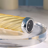 Playboy Pleasure TWIST OF FATE - Yellow Glass Rechargeable Vibrator - VIBRATORS