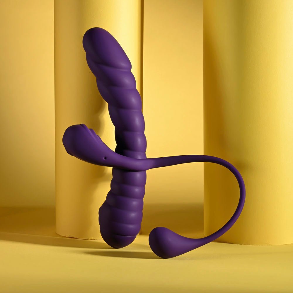 Playboy Pleasure TWISTED PLAYGROUND - Vibrator and Cock Ring Kit - KITS