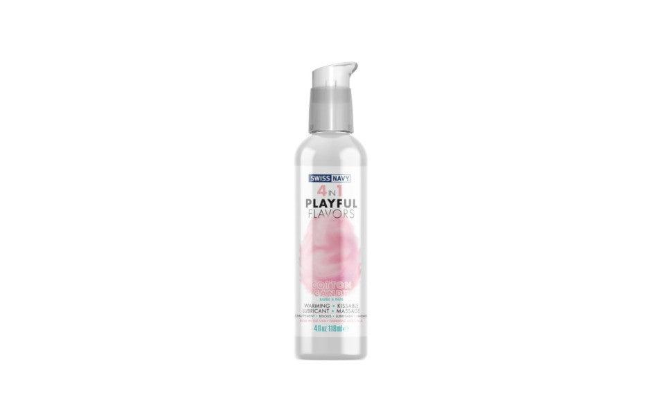 Playful Flavours 4 In 1 Cotton Candy 4oz/118ml - Naughty by Nature Adult Store