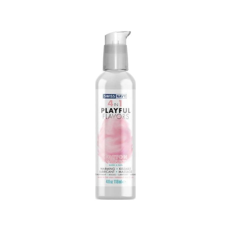 Playful Flavours 4 In 1 Cotton Candy 4oz/118ml - Naughty by Nature Adult Store