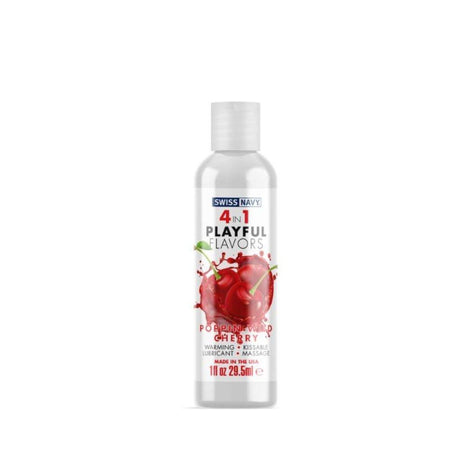 Playful Flavours 4 In 1 Poppin Wild Cherry 1oz/29.5ml - Naughty by Nature Adult Store