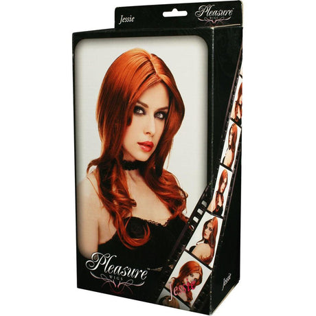 PLEASURE WIGS Jessie - Red - Redhead Wig - LINGERIE & BODY WEAR