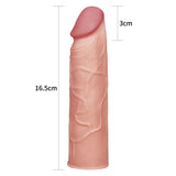 Pleasure X - Tender 1'' Sleeve - Flesh 2.54 cm Penis Extension - SLEEVES