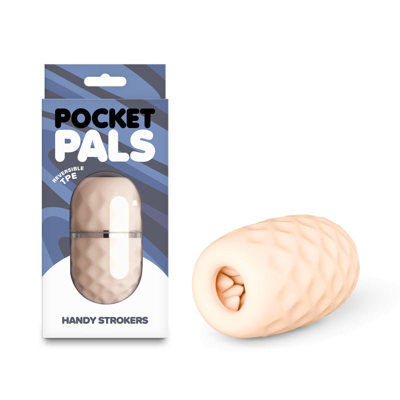 Pocket Pals Diamond Flesh Mini Stroker Realistic Pleasure Toy - MASTURBATORS