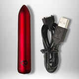 Poppy Red Rechargeable Bullet - Naughty by Nature Adult Store