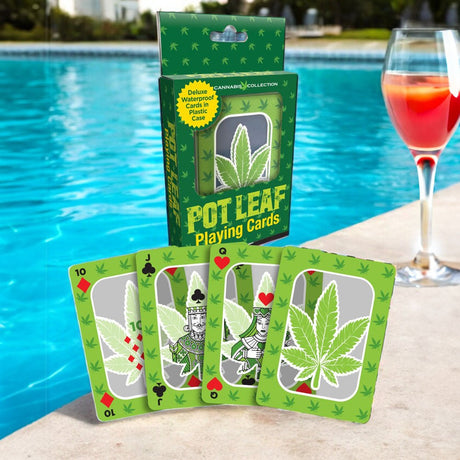 Pot Leaf Playing Cards - Waterproof Novelty Playing Cards - GAMES