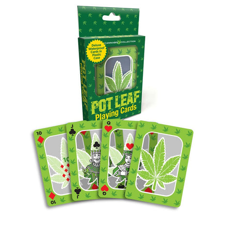 Pot Leaf Playing Cards - Waterproof Novelty Playing Cards - GAMES