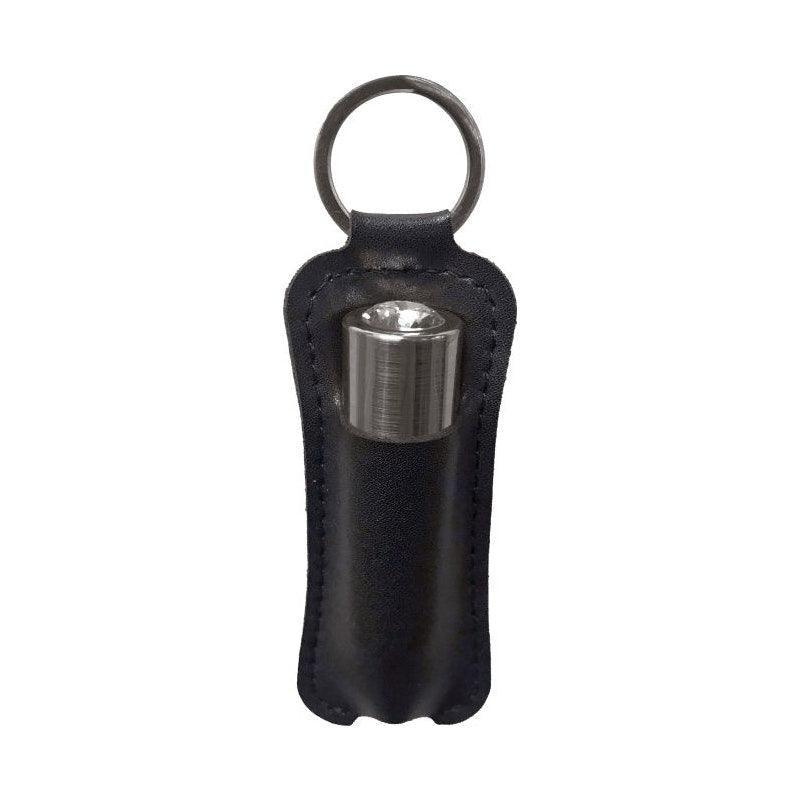 Power Bullet First Class 6cm Rechargeable w Crystal Gun Metal - Adult Toys