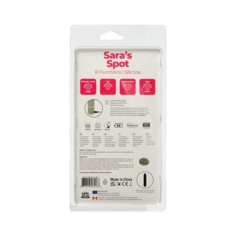 Power Bullet Sara’s Spot Vibrator Pink - Adult Toys