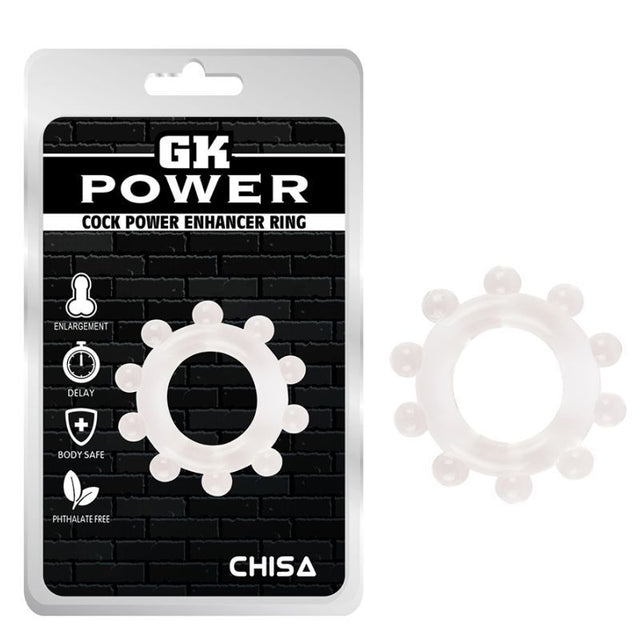 Power Enhancer Ring Clear - Naughty by Nature Adult Store