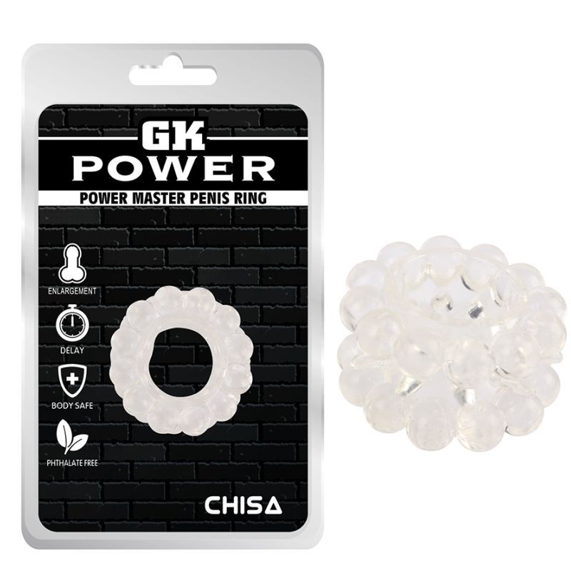 Power Master Ring Clear - Naughty by Nature Adult Store