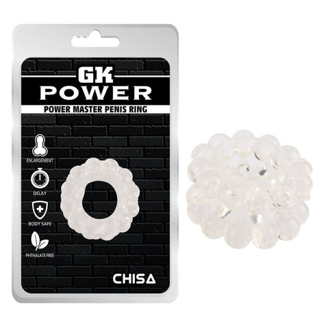 Power Master Ring Clear - Naughty by Nature Adult Store