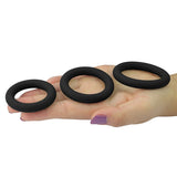 Power Plus Soft Silicone Snug Ring - Set of 3 Sizes - COCK RINGS