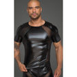 Power Wetlook Men T-shirt With 3D Net - Lingerie