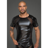 Power Wetlook Men T-shirt With 3D Net - Lingerie