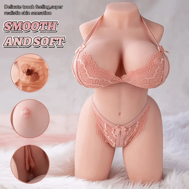 Pre Order TPE Soft Busty Breast E - Cup Sex Doll Torso - Sex Doll