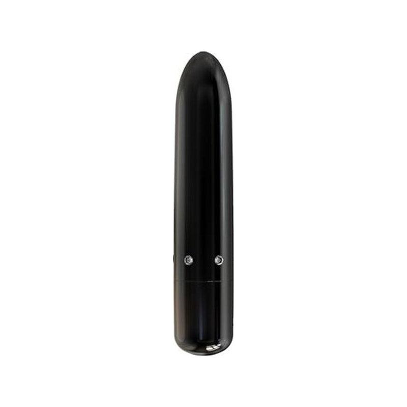 Pretty Point 4in Power Bullet Black - Adult Toys