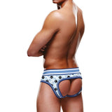 Prowler Blue Paw Open Back Brief - Lingerie
