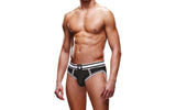 Prowler Open Back Brief Black/White - Lingerie