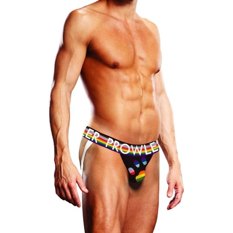 Prowler Oversized Paw Jock Black - Lingerie