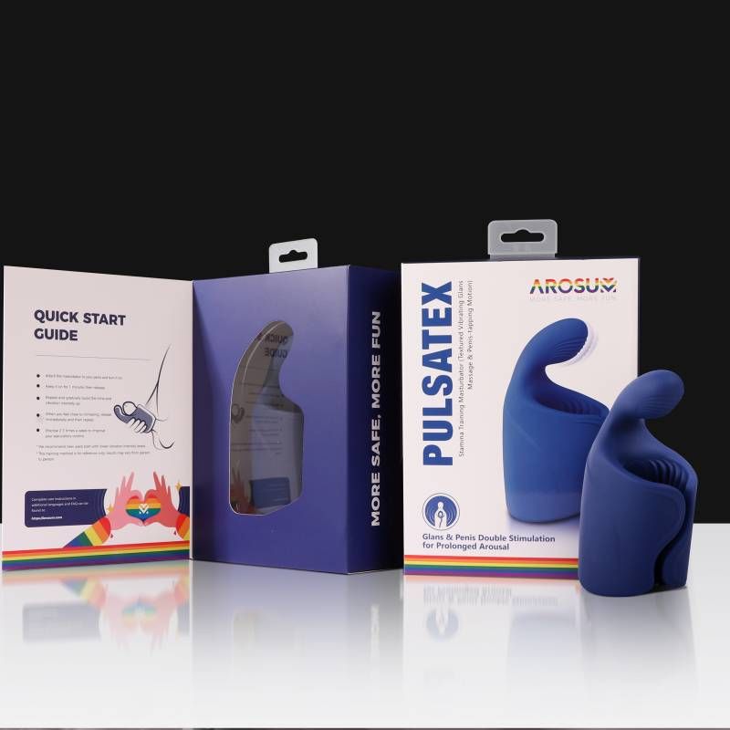 PulsateX Rechargeable Male Shaft and Glans Stimulator - Adult Toys