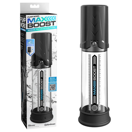 Pump Worx Max Boost - Black - Black Penis Pump - PUMPS