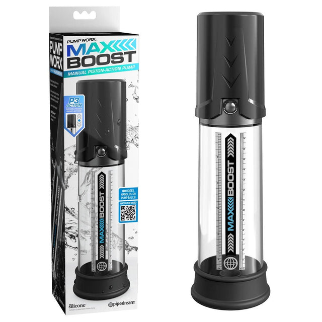Pump Worx Max Boost - Black - Black Penis Pump - PUMPS