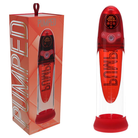 PUMPED Aqua - Pro Auto Pump - Red - PUMPS - Naughty by Nature Adult Store