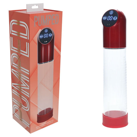 PUMPED Automatic Waterproof Pump - Metal Red - PUMPS - Naughty by Nature Adult Store