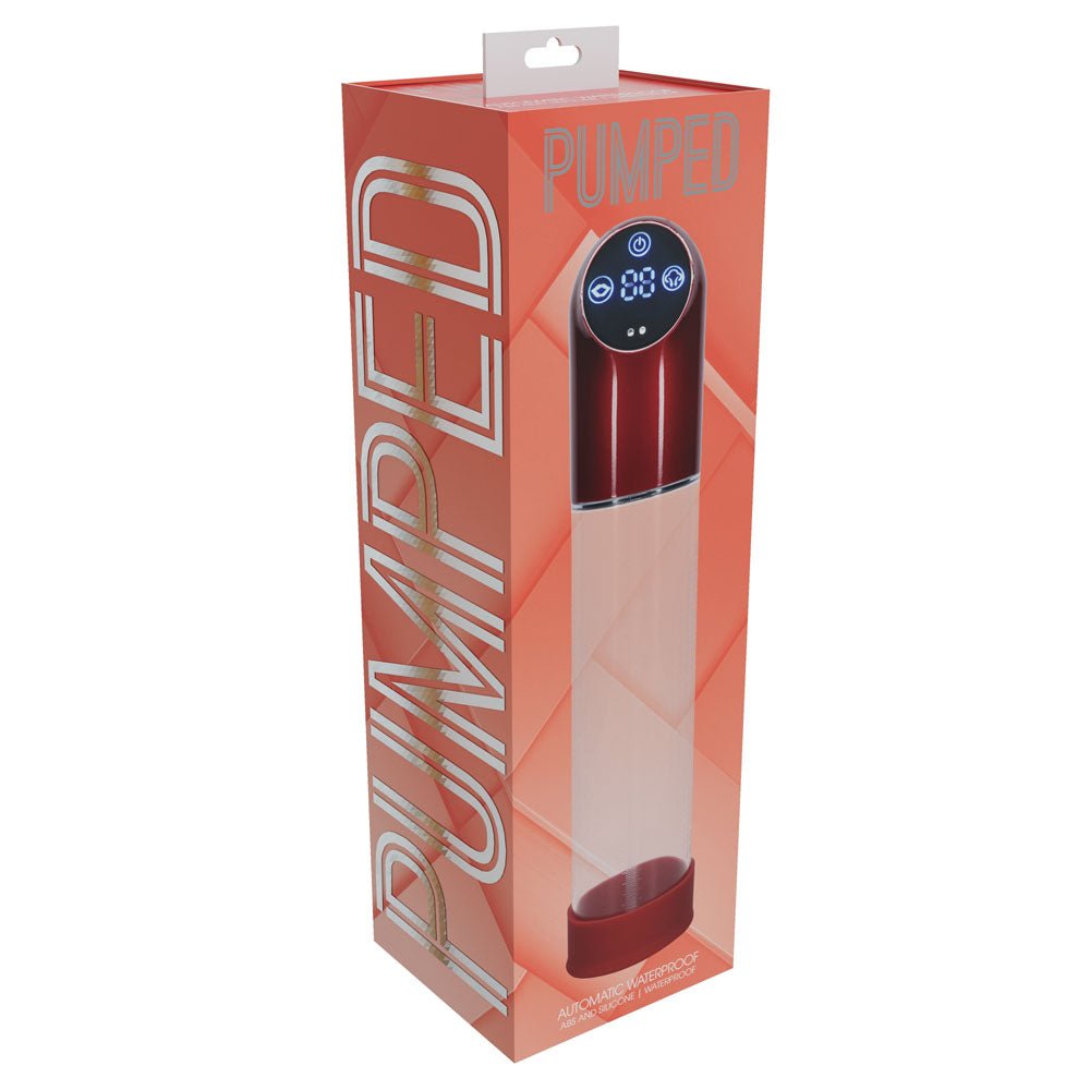 PUMPED Automatic Waterproof Pump - Metal Red - PUMPS - Naughty by Nature Adult Store