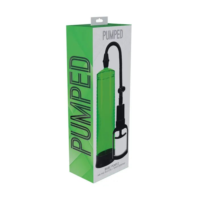 PUMPED Basic Pump 2 - Green - Green Penis Pump - PUMPS
