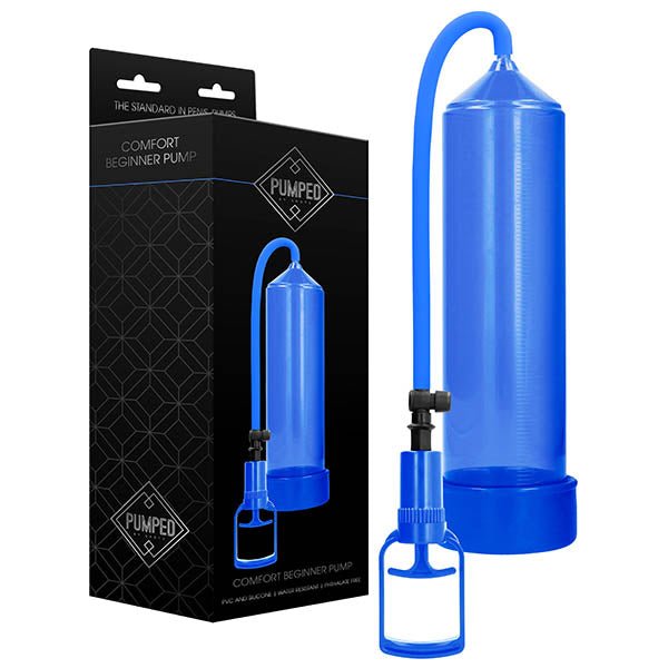 Pumped Comfort Beginner Pump - Blue - Naughty by Nature Adult Store