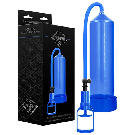 Pumped Comfort Beginner Pump - Blue - Naughty by Nature Adult Store