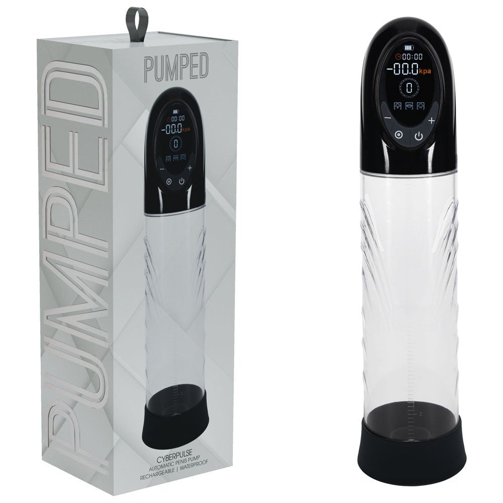 PUMPED CyberPulse Automatic Penis Pump - Black - PUMPS - Naughty by Nature Adult Store