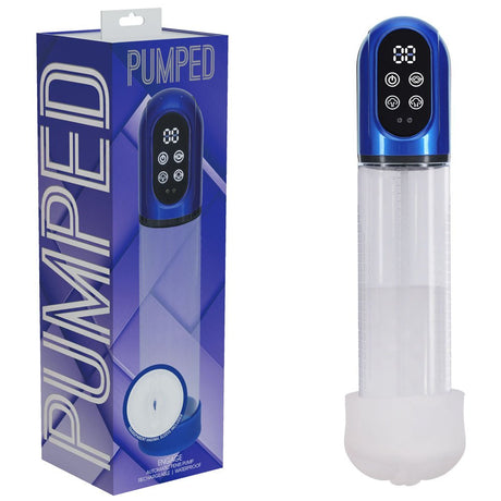 PUMPED Engage Automatic Penis Pump - Blue - PUMPS