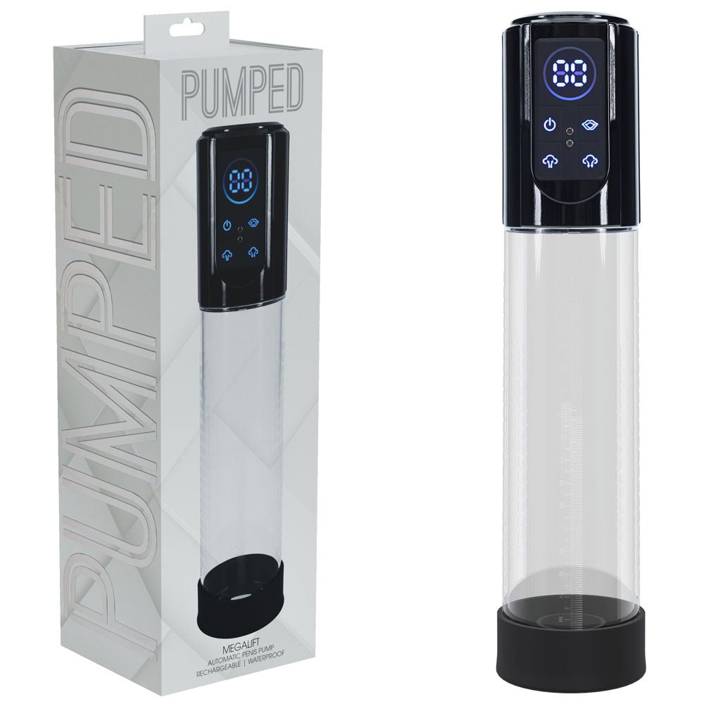 PUMPED MegaLift Automatic Penis Pump - Black - PUMPS - Naughty by Nature Adult Store