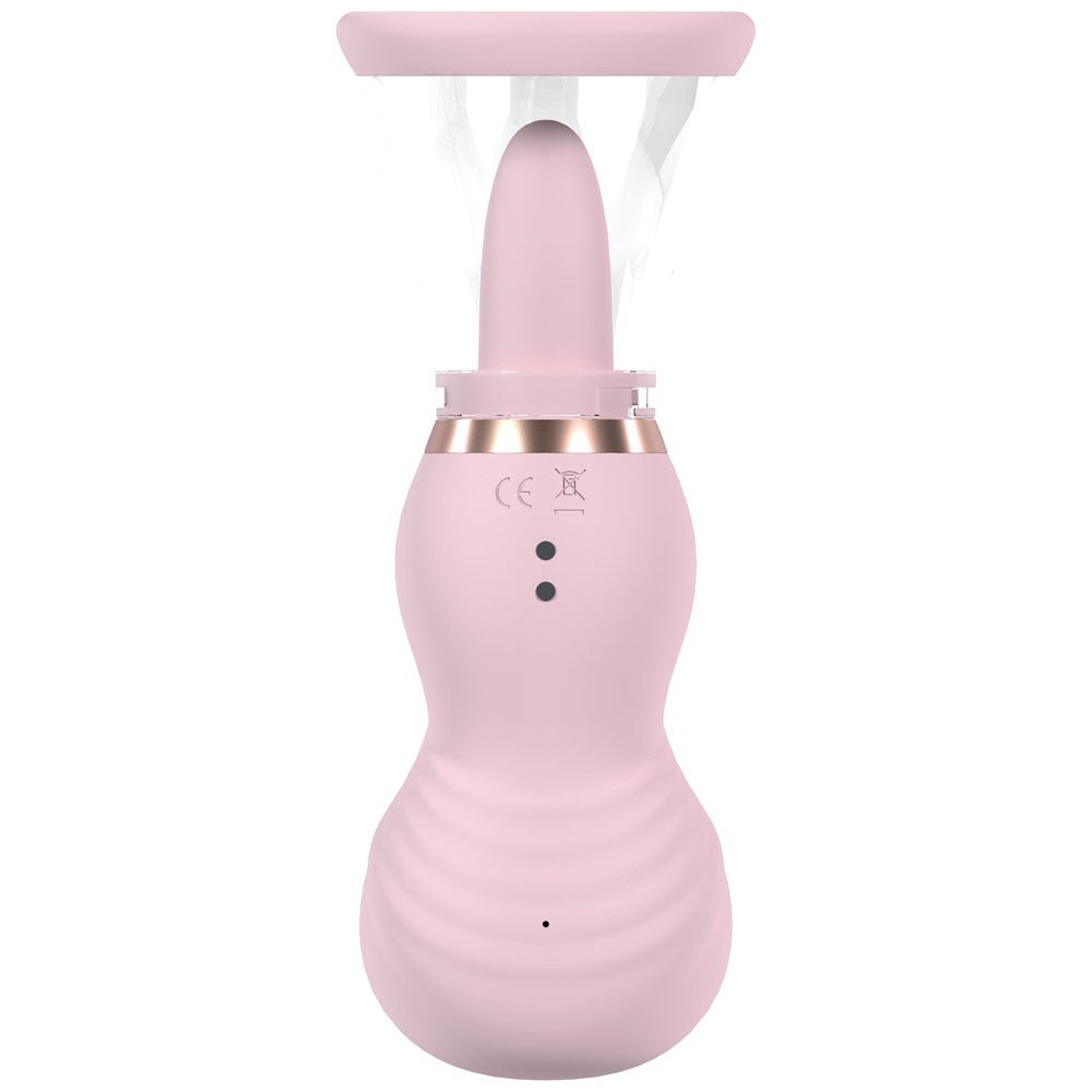 PUMPED Sensual Auto Vulva & Brest Pump - Pink - Pink USB Rechargeable Ladies Pump - PUMPS