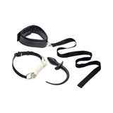 Puppy Play Set incl Gag, Plug and Collar Black - Adult Toys