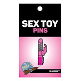 Rabbit Enamel Pin - Adult Toys
