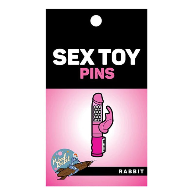 Rabbit Enamel Pin - Adult Toys