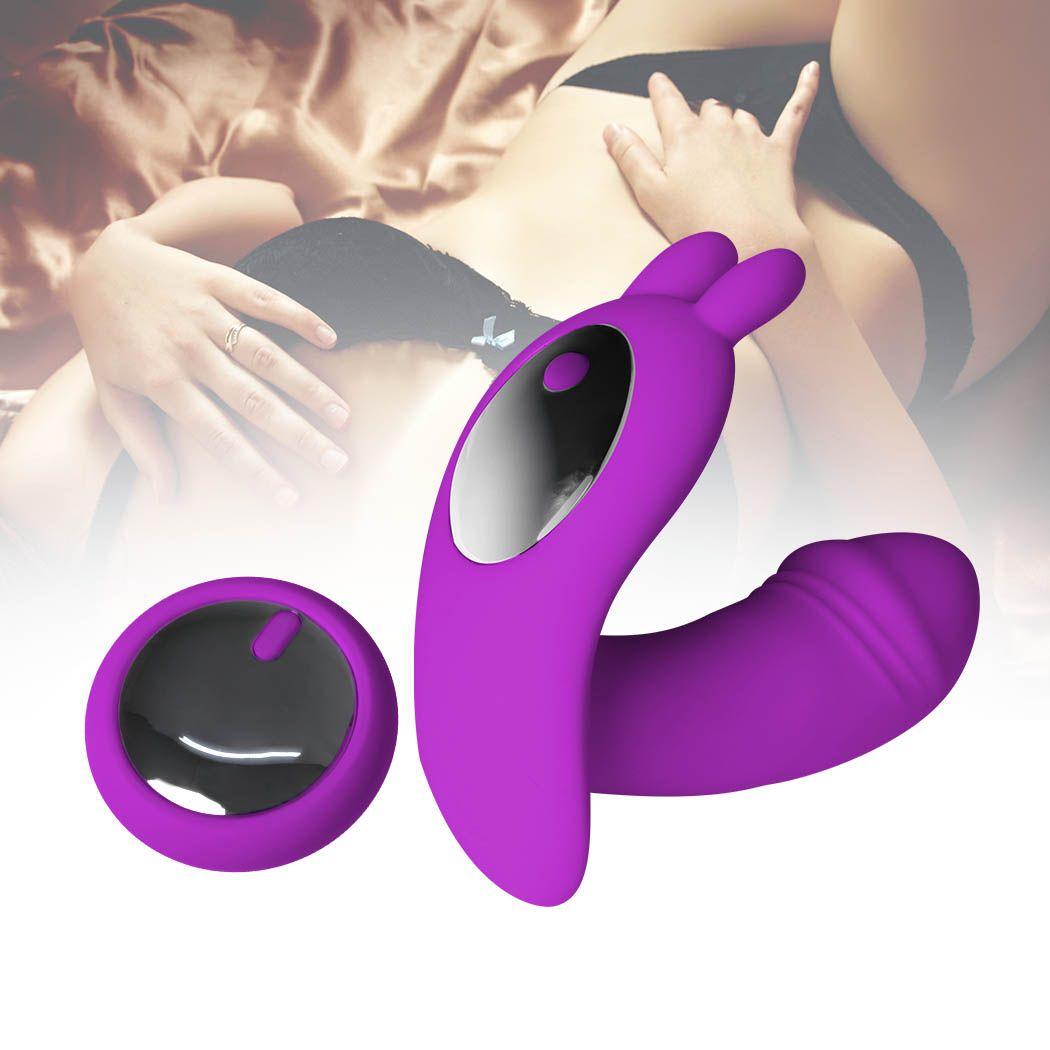 Rabbit Vibrator Wireless Control Clit Dildo Rechargeable - Naughty by Nature Adult Store