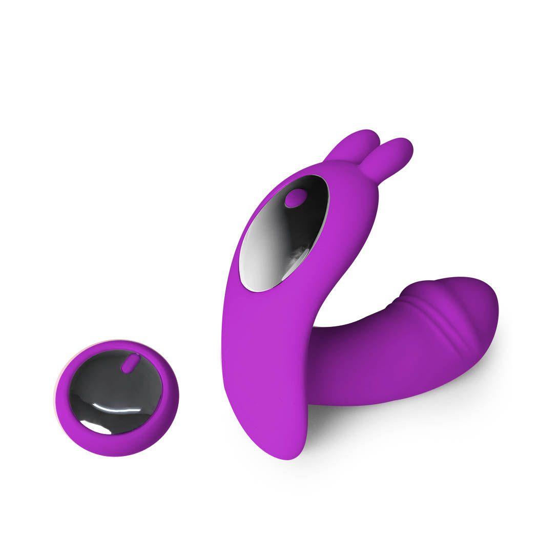 Rabbit Vibrator Wireless Control Clit Dildo Rechargeable - Naughty by Nature Adult Store