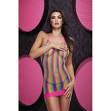 Rainbow Lace Mini Dress - Lingerie