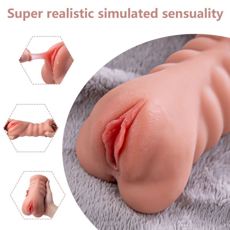 Ramar Realistic Vibrating Anal Vaginal Masturbator - Adult Toys